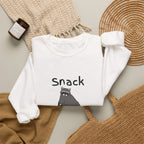 Snack Bandit Sweatshirt — Cute Raccoon Graphic Crewneck
