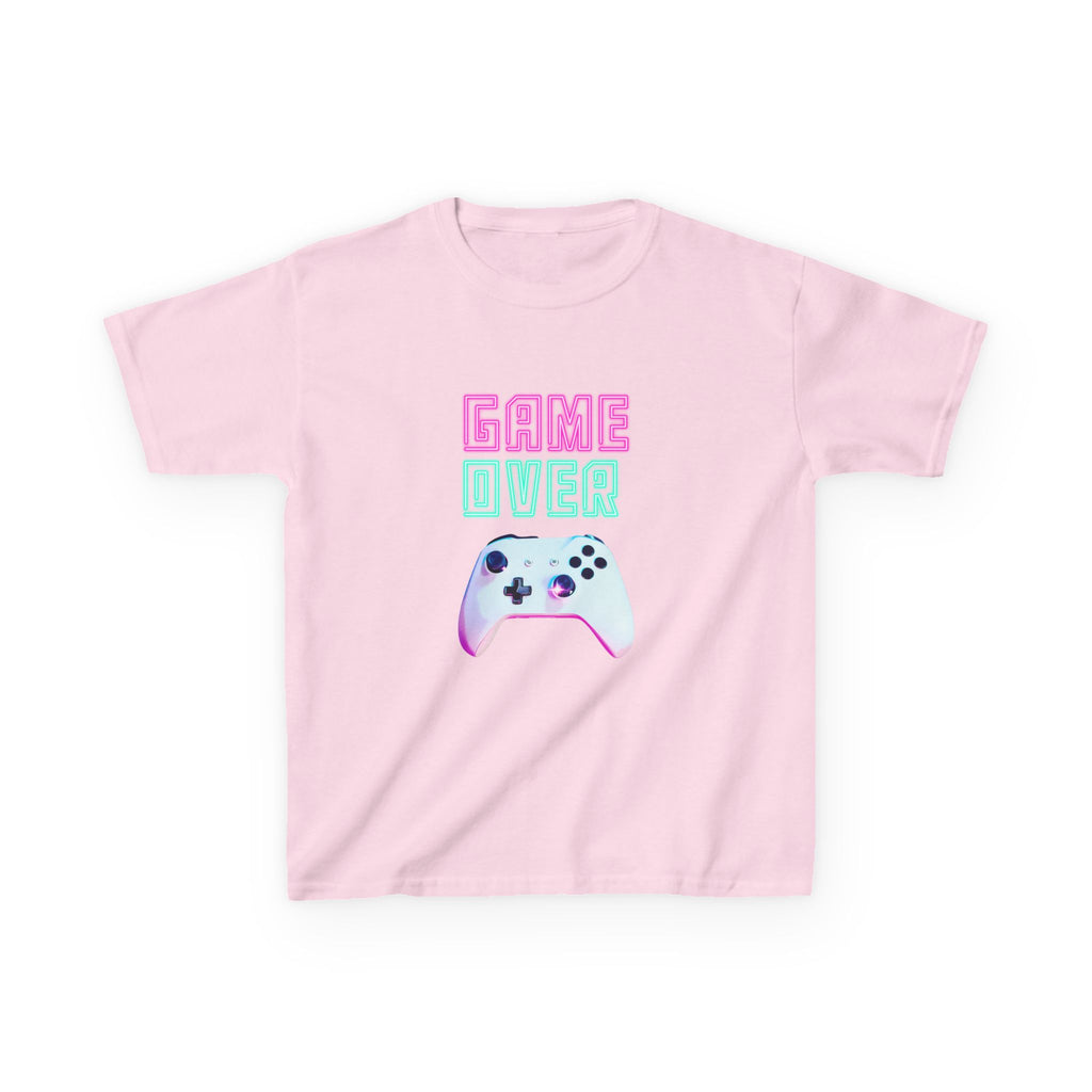 Game Over Kids T-Shirt Pastel Gamer Controller Tee