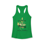 Personalize it! Women's Growth is Messy Ideal Racerback Tank