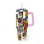40oz B-Movies Retro Horror Poster Vacuum Tumbler