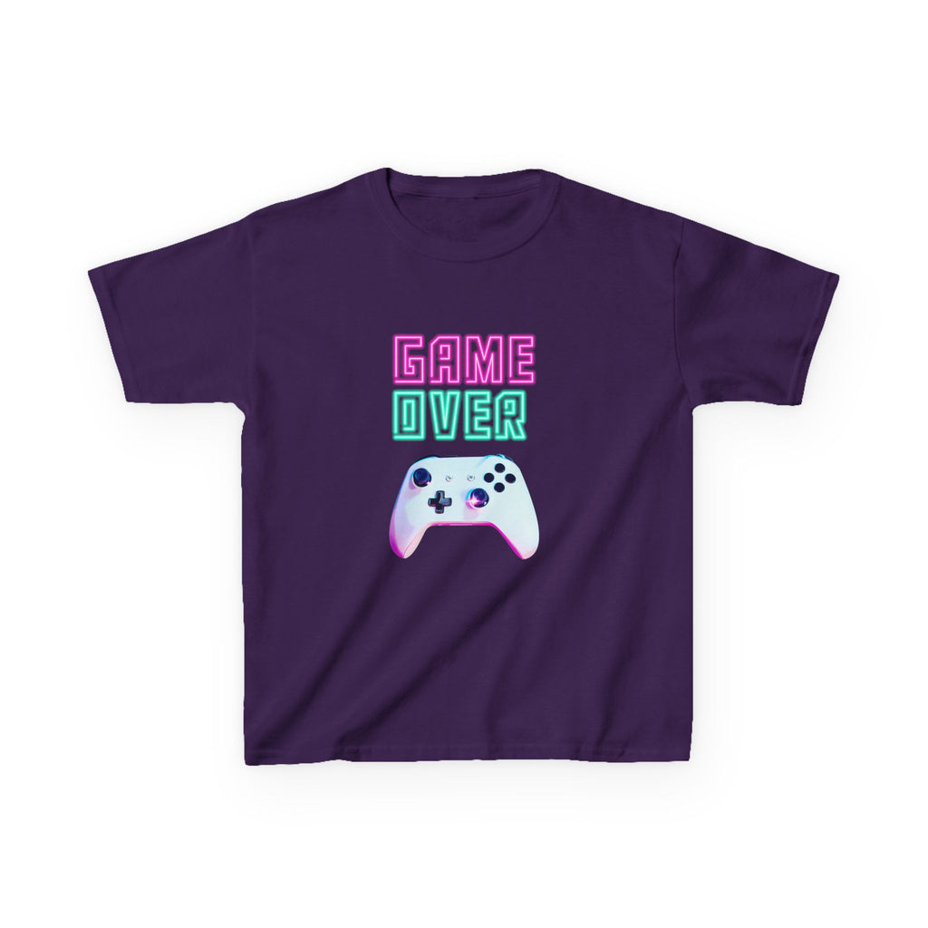 Game Over Kids T-Shirt Pastel Gamer Controller Tee