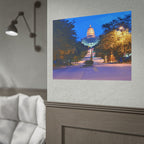 Rolled Poster — Nighttime Missouri Capitol Building Cityscape Wall Art