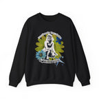 Crewneck Sweatshirt — Emotionally Unavailable & Thriving Retro Floral Graphic