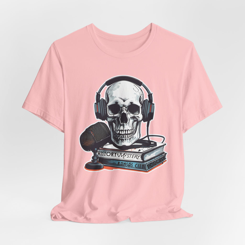 Unisex History & Mystery in Kansas City Podcast Jersey Short Sleeve Tee