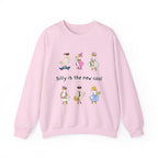 Silly Is The New Cool Sweatshirt — Cute Dancing Ducks Graphic Crewneck