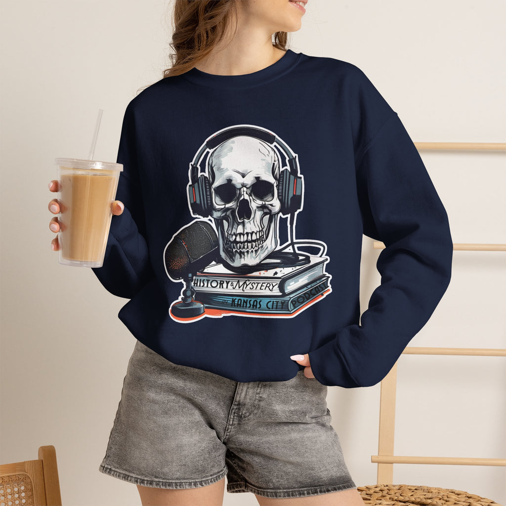 History & Mystery in Kansas City Podcast Crewneck Sweatshirt