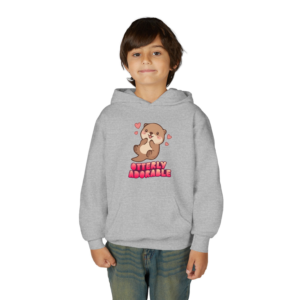 Youth Otterly Adorable Heavy Blend Hooded Sweatshirt