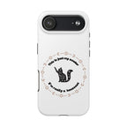 Tough Phone Case — “This Is Just My Avatar, I’m Really a Housecat” Cute Celestial Cat Protective Cover