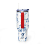 40oz Girly Western Floral Tumbler