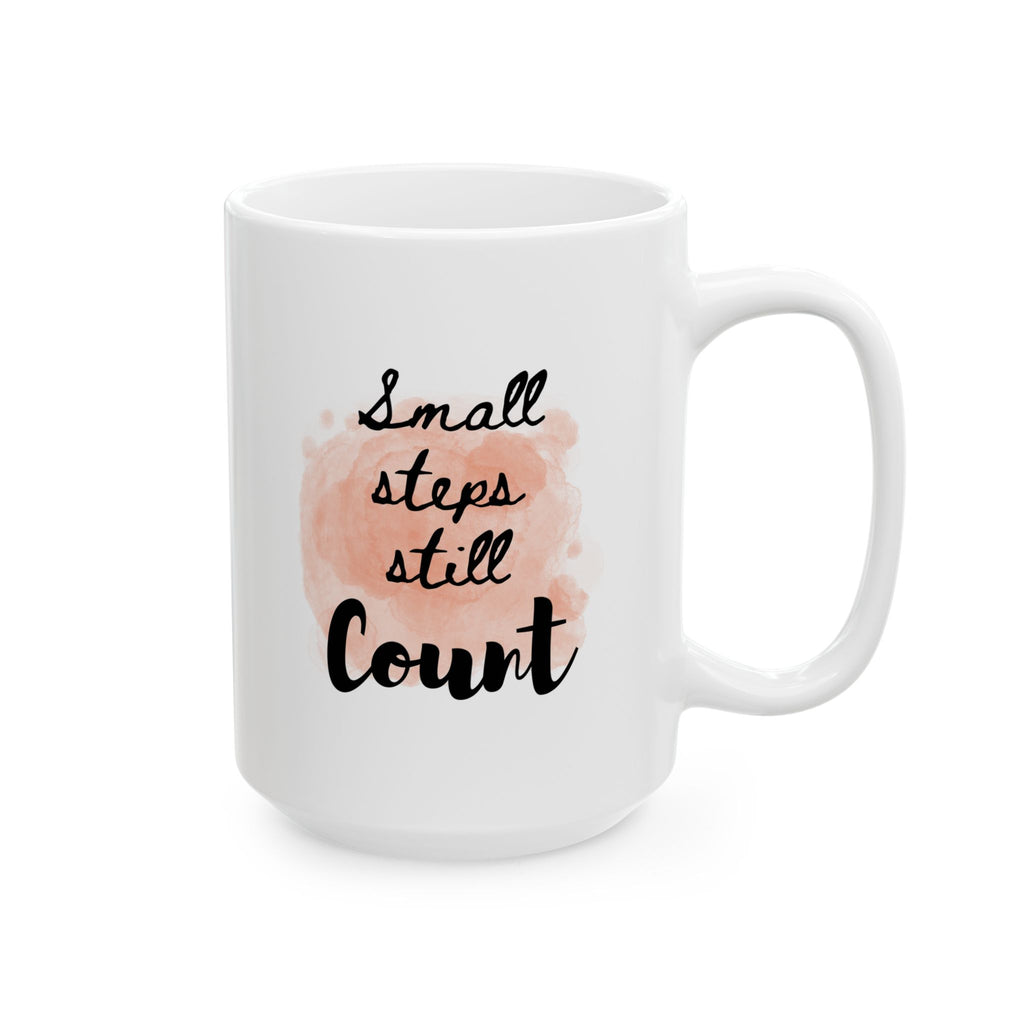 Small Steps Ceramic Mug, (11oz, 15oz)
