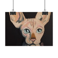 Sphynx Cat Art Poster — Rolled Fine Art Print