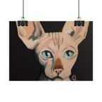 Sphynx Cat Art Poster — Rolled Fine Art Print