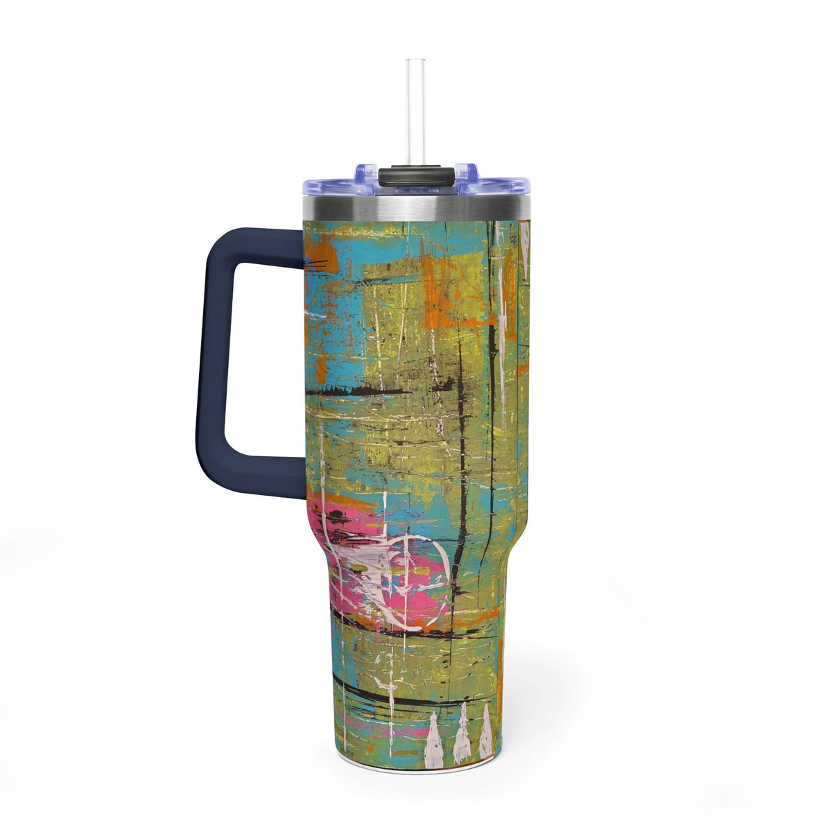 40oz Vacuum Tumbler — 1980's Puke