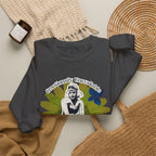 Crewneck Sweatshirt — Emotionally Unavailable & Thriving Retro Floral Graphic