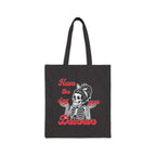 Tote Bag — 'Have the Day You Deserve' Retro Skeleton Canvas Tote
