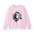 Classical Statue Ink-Splash Crewneck Sweatshirt