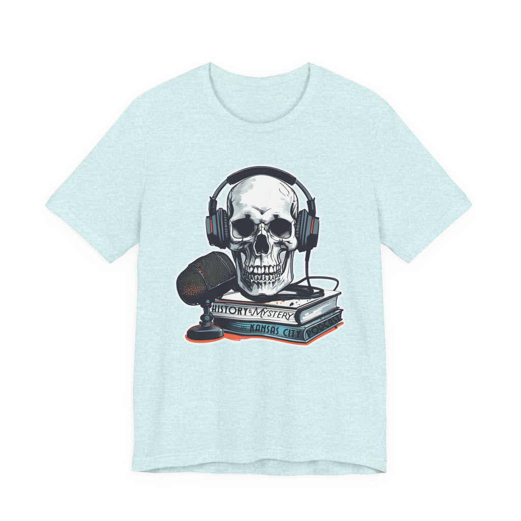 Unisex History & Mystery in Kansas City Podcast Jersey Short Sleeve Tee