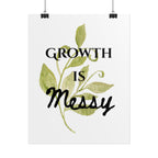 "Growth Is Messy" Botanical Wall Art Print