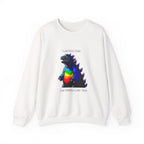 Godzilla Love Rainbow Crewneck Sweatshirt