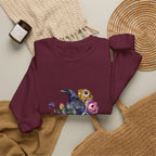 Surreal Raven & Wildflowers Crewneck Sweatshirt