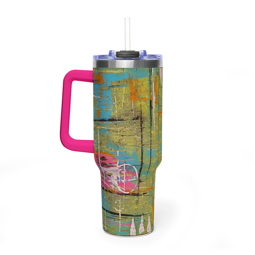 40oz Vacuum Tumbler — 1980's Puke
