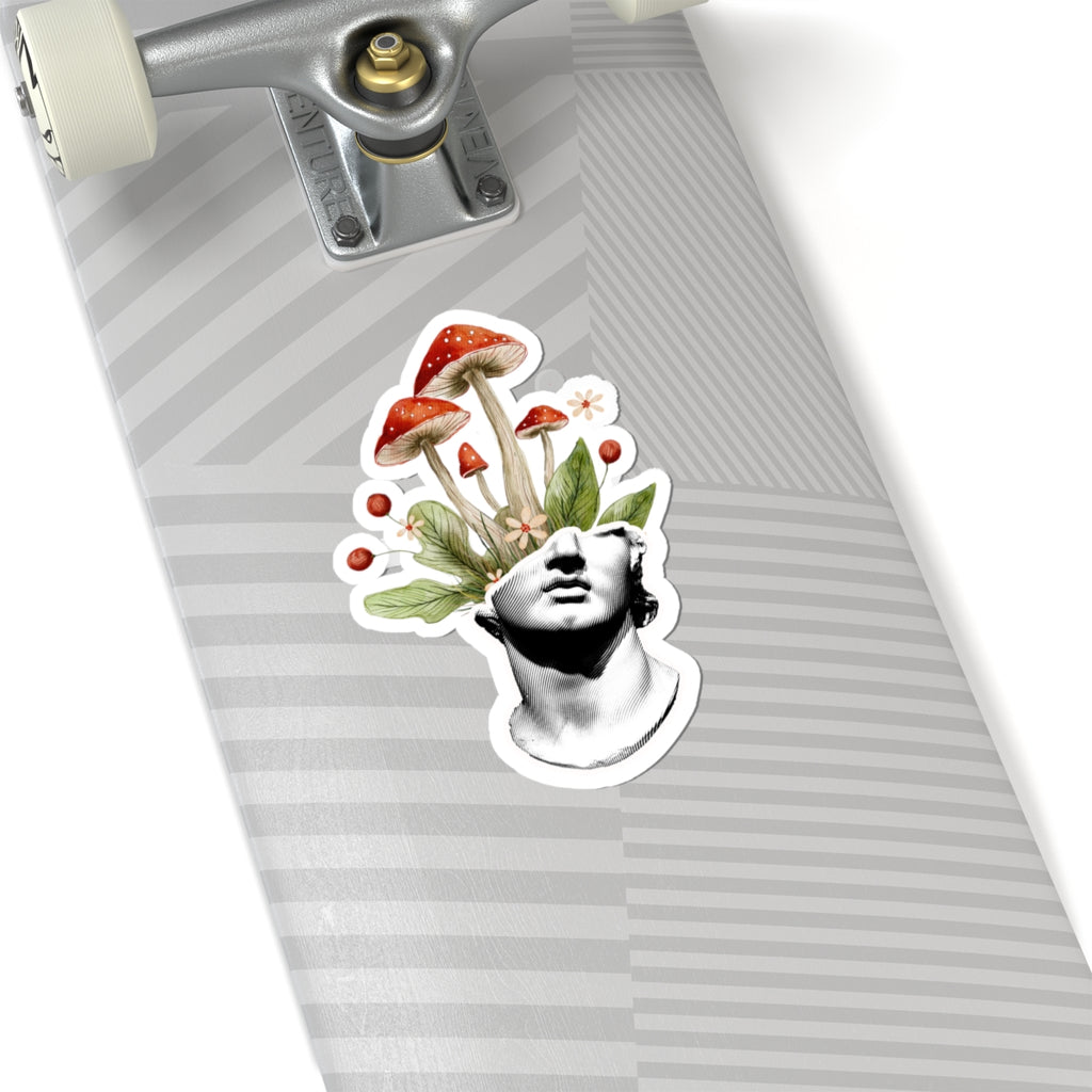 Mushroom Head Kiss-Cut Sticker