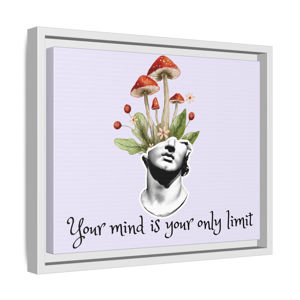 Personalize it! "Your Mind is Your Only Limit" Framed Canvas Wall Art