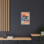 Personalize it! "My Worth is Not Conditional" Framed Matte Canvas Print Motivational Wall Art