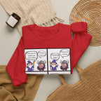 Comic D&D Sweatshirt — Cute Panel Cartoon Crewneck