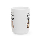 'Introverted but Willing to Discuss Cats' Ceramic Mug (11oz & 15oz)