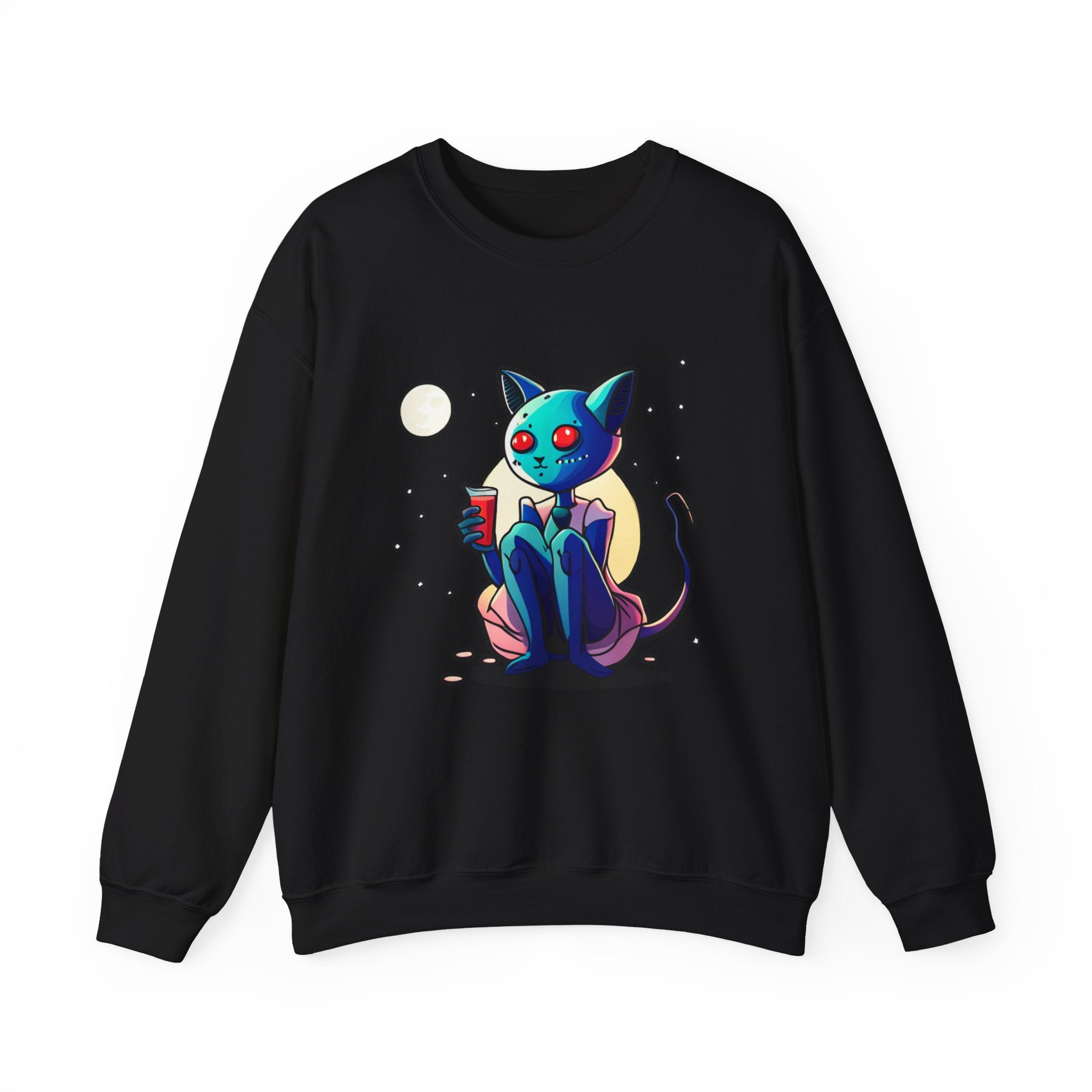 Alien Cat Crewneck Sweatshirt