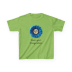 Personalize it! Youth 'Wear Your Imagination' Blue Flower Face Graphic