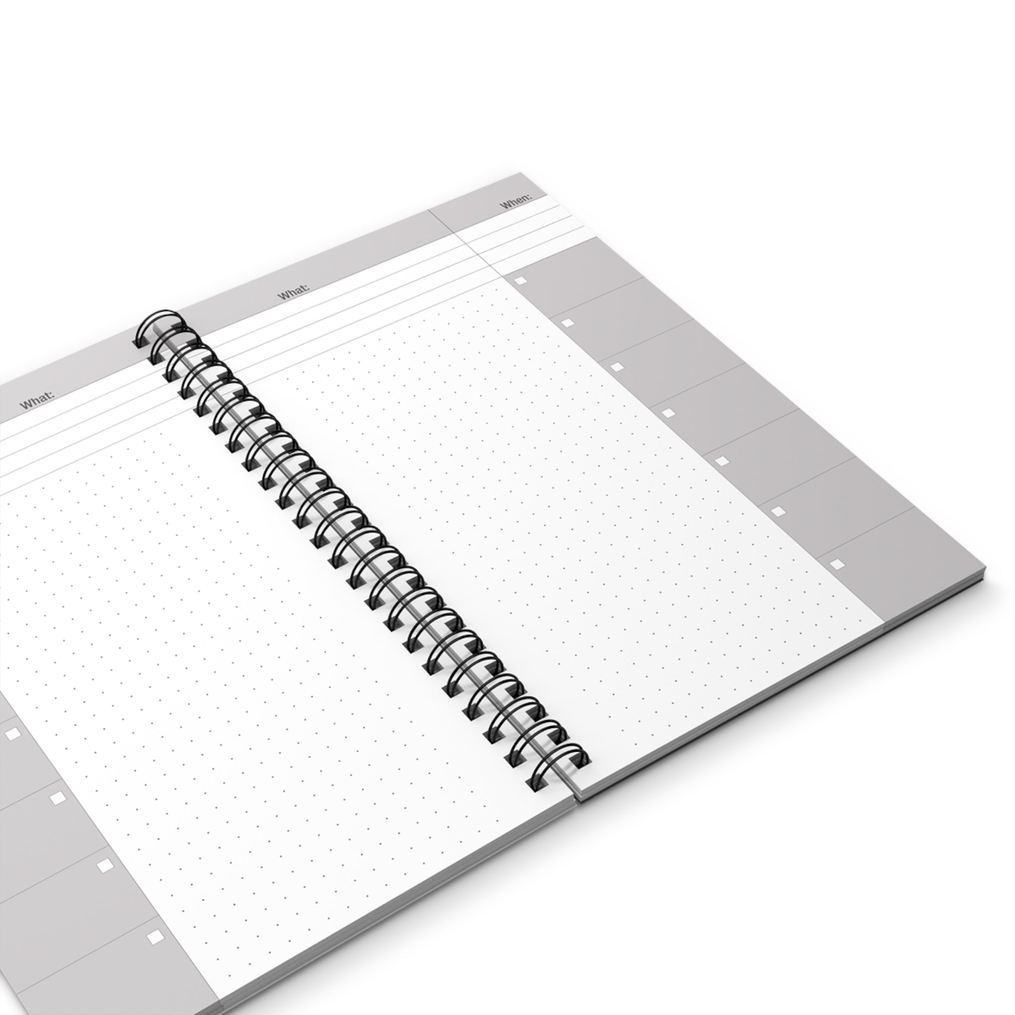 Spiral Journal — 'Assault Possum' Vintage Armadillo Illustration Notebook