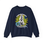 Crewneck Sweatshirt — Emotionally Unavailable & Thriving Retro Floral Graphic
