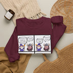 Comic D&D Sweatshirt — Cute Panel Cartoon Crewneck