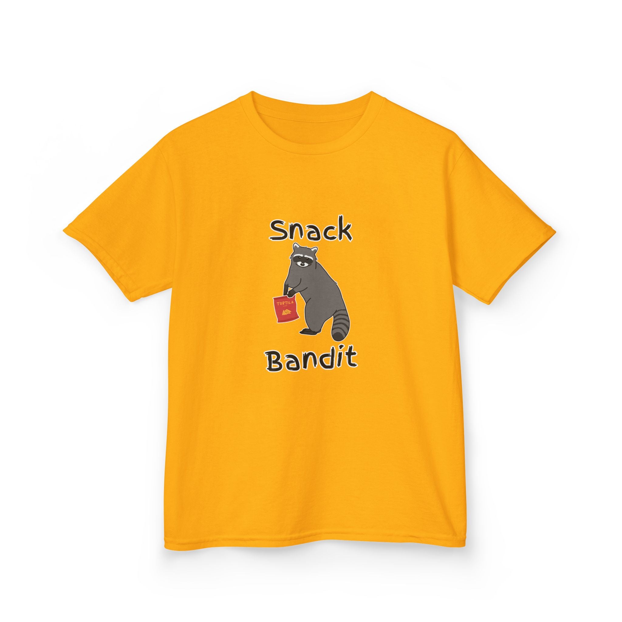 Youth "Snack Bandit" Raccoon Kid Graphic T-Shirt