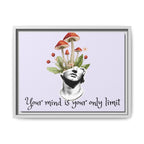 Personalize it! "Your Mind is Your Only Limit" Framed Canvas Wall Art