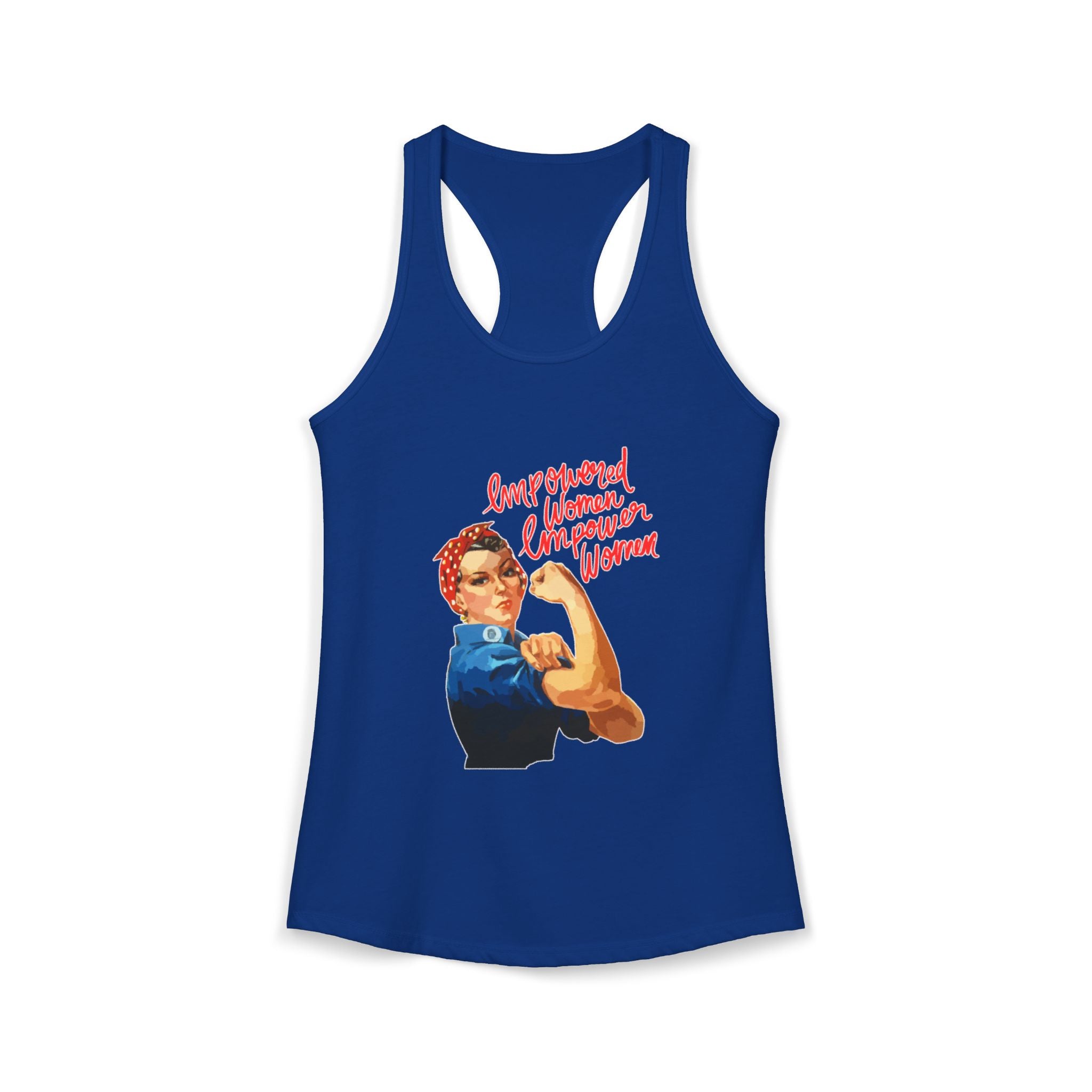 Personalize it! Women's Empowered Women Ideal Racerback Tank