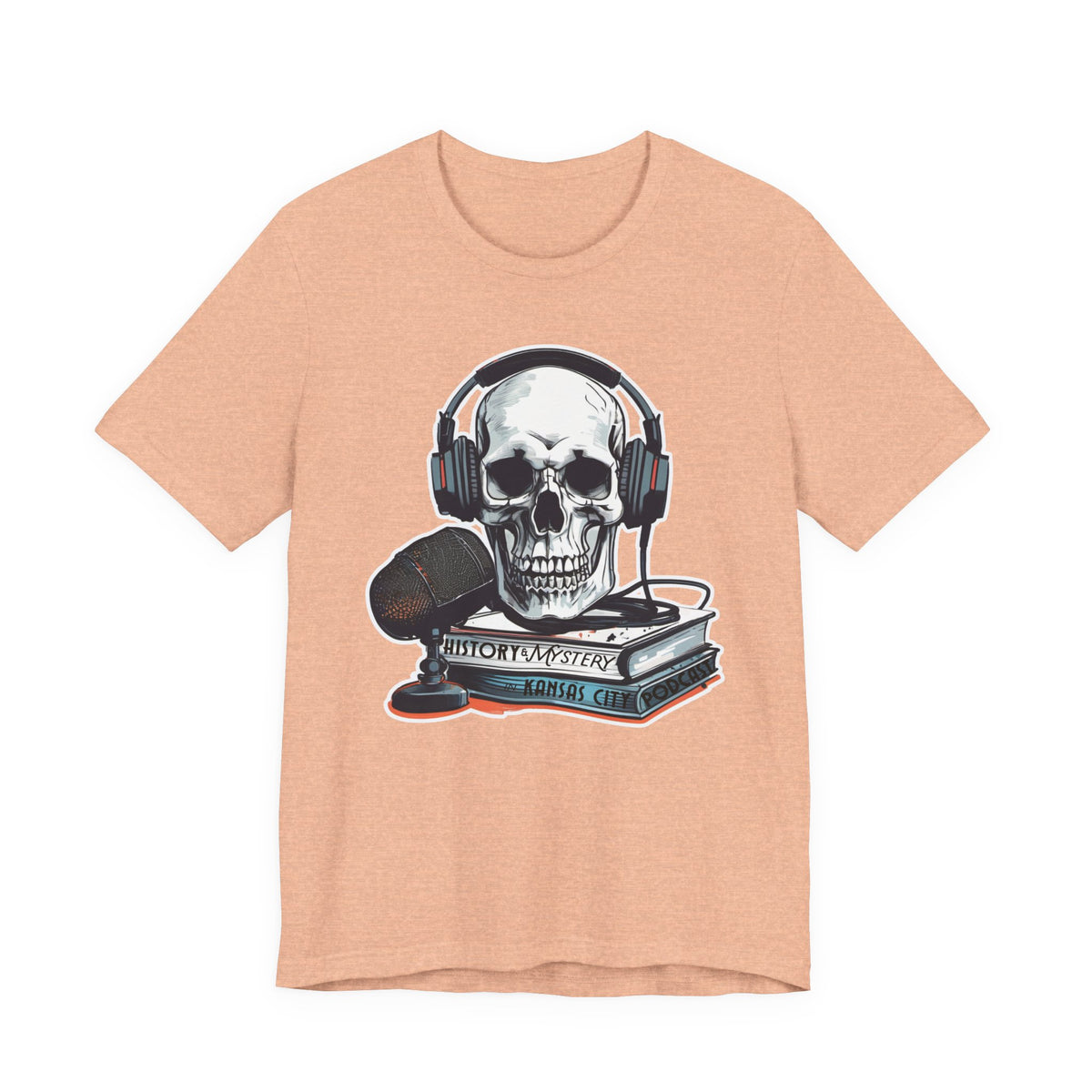 Unisex History & Mystery in Kansas City Podcast Jersey Short Sleeve Tee