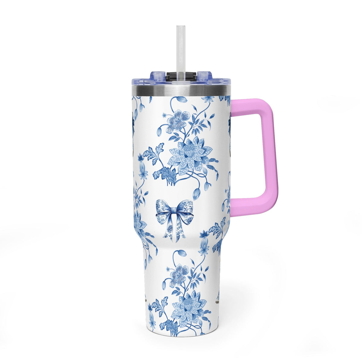 40oz Girly Western Floral Tumbler