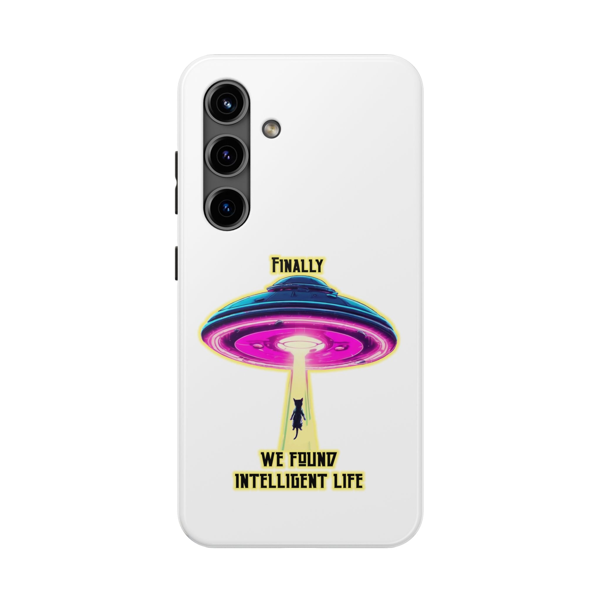 UFO Phone Case - "Intelligent Life" Protective Tough Case