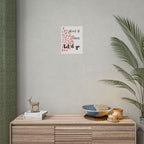 “Feel It Then Let It Go” Inspirational Wall Art