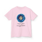 Personalize it! Youth 'Wear Your Imagination' Blue Flower Face Graphic