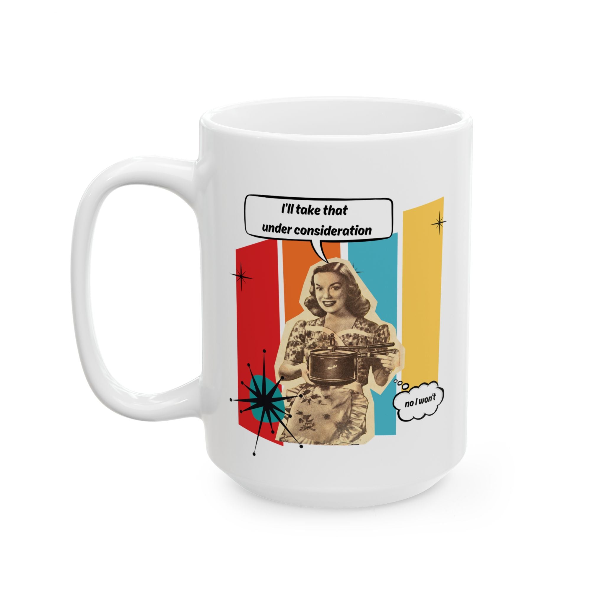 Consideration Ceramic Mug, (11oz, 15oz)