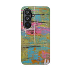 1980s Puke Tough Phone Case — Distressed Pastel Art Protective Cover