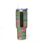 40oz Vacuum Tumbler — 1980's Puke