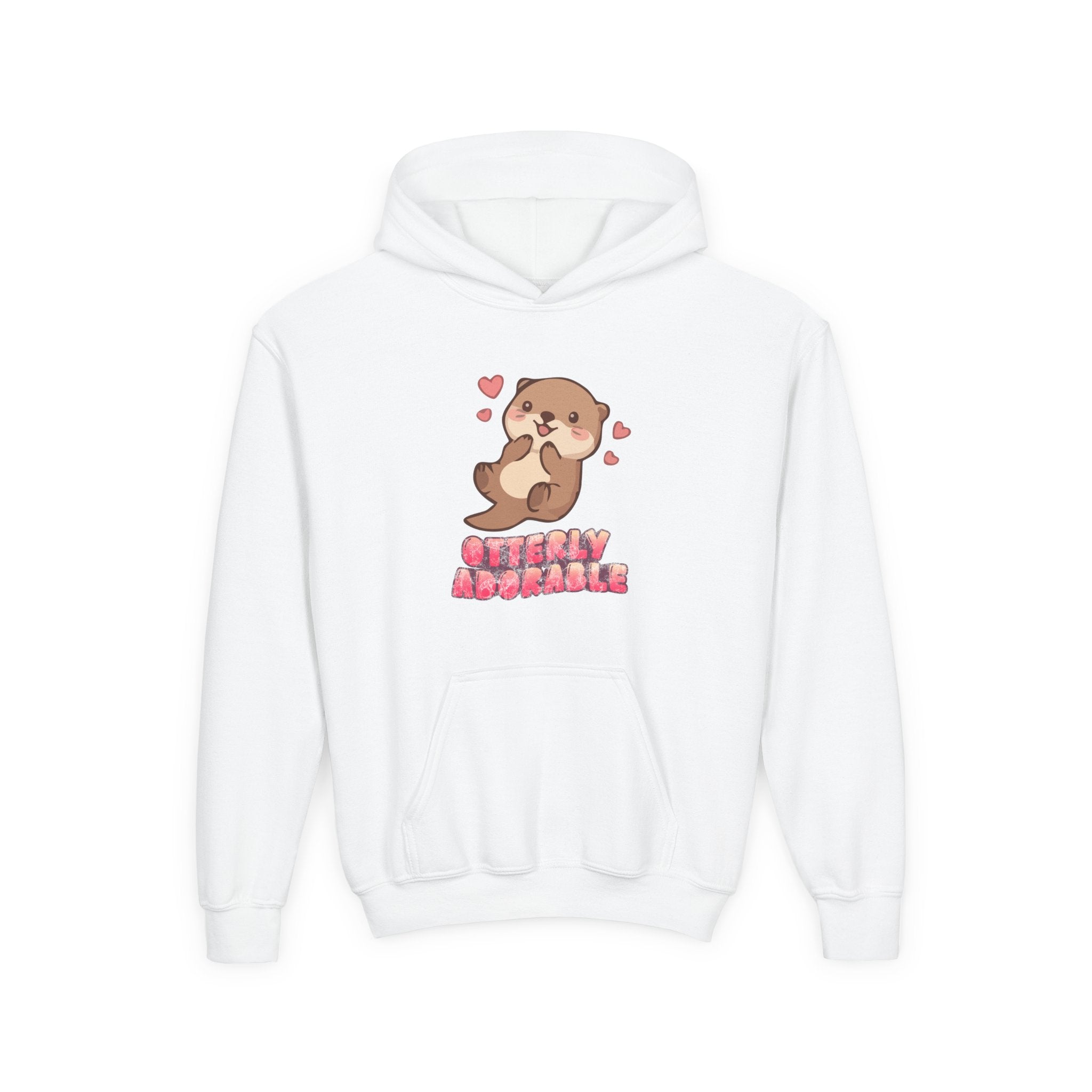 Youth Otterly Adorable Heavy Blend Hooded Sweatshirt
