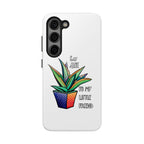 Phone Case — Colorful Potted Succulent “Say Aloe to My Little Friend”