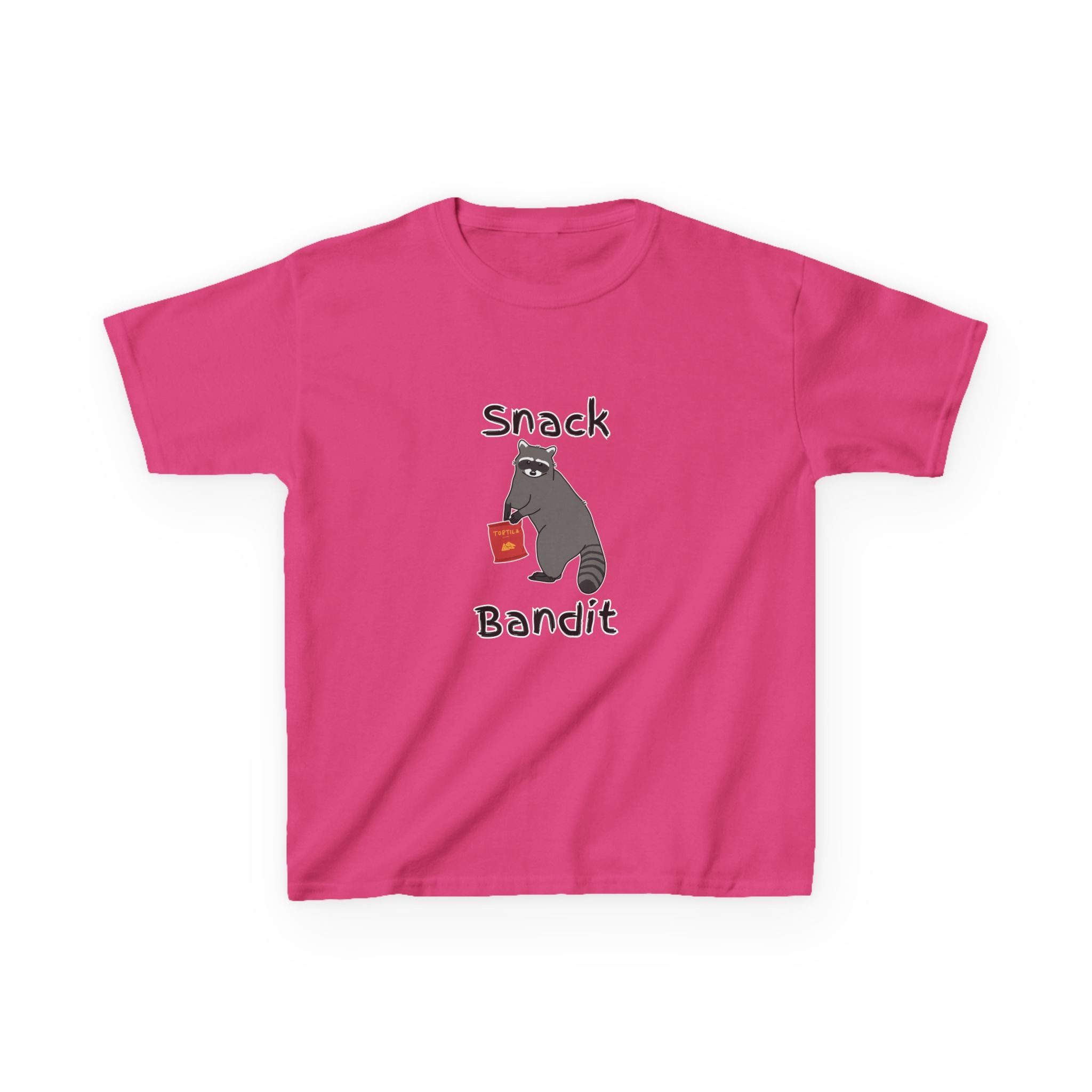 Youth "Snack Bandit" Raccoon Kid Graphic T-Shirt
