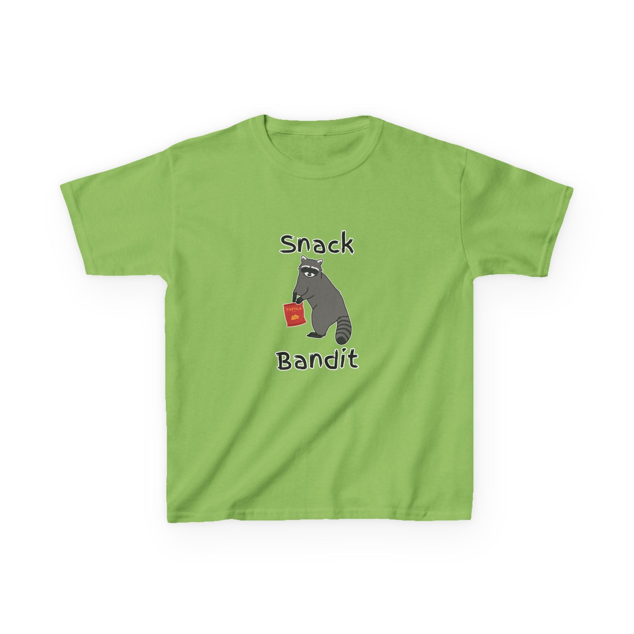 Youth "Snack Bandit" Raccoon Kid Graphic T-Shirt